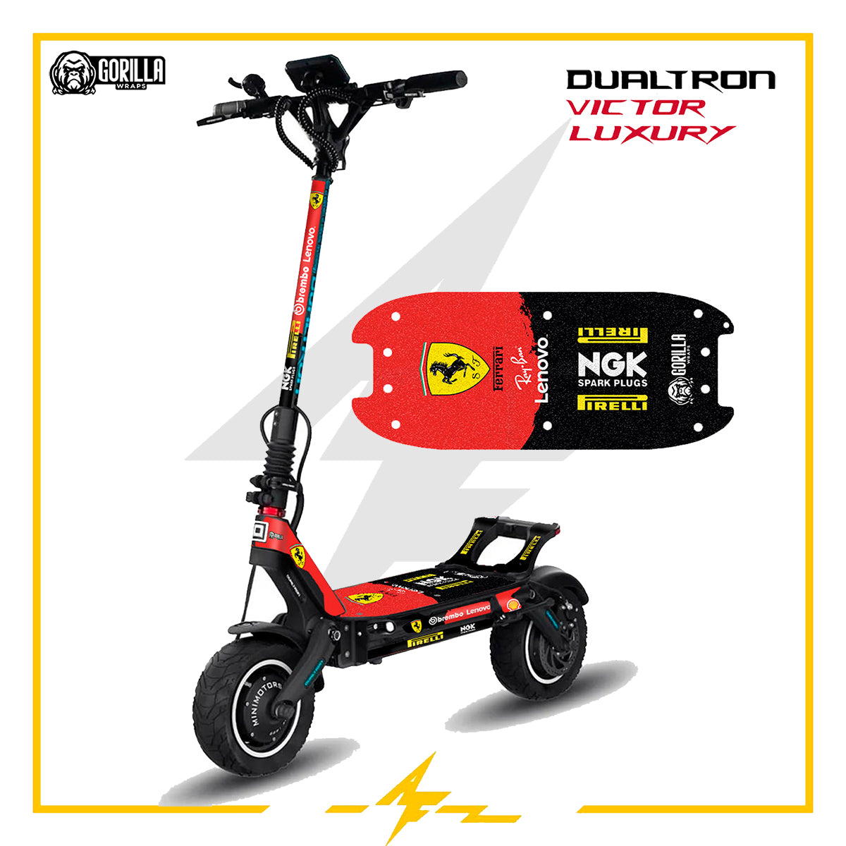 Vinilo con base para patinete eléctrico Dualtron Victor Luxury Ferrari
recambios patinete eléctrico
tienda de repuestos de patinetes eléctricos
recambios patinetes
repuestos de patinetes
accesorios patinete eléctrico
accesorios patinete
repuestos patinete
piezas de patinete eléctrico
piezas patinete electrico
ruedas patinete
taller del patinete
piezas de repuesto patinete eléctrico
af scooters